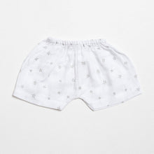 Load image into Gallery viewer, White Counting Sheep Theme Muslin Shorts