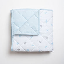 Load image into Gallery viewer, White Dream Big Theme Toddler Quilt