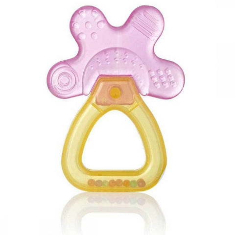 Yellow & Pink Water Filled Cooling Teether