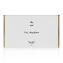 Load image into Gallery viewer, Omved Small Baby`s First Pillow Filled With Mustard Seeds & Aromatic Lavender Flower
