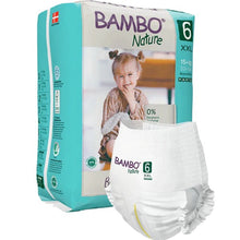 Load image into Gallery viewer, Size 6 Bambo Nature Pant Style Diapers - 18 Pants(15+kg)
