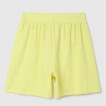 Load image into Gallery viewer, Yellow Elasticated Cotton Shorts