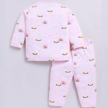 Load image into Gallery viewer, Cotton Full Sleeves Rainbow Them Nightwear Set
