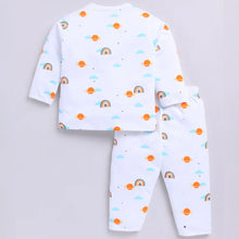 Load image into Gallery viewer, Cotton Full Sleeves Rainbow Them Nightwear Set