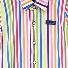 Load image into Gallery viewer, Colorful Striped Full Sleeves Shirt