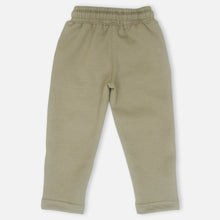 Load image into Gallery viewer, Olive & Grey Regular Fit Track Pant