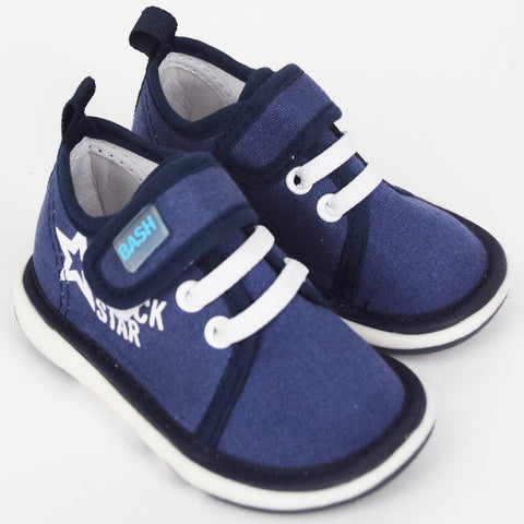 Blue Velcro Strap Casual Shoes With Chu Chu Music Sound