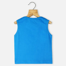 Load image into Gallery viewer, Blue Pooh Theme Tank T-Shirt