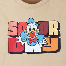 Load image into Gallery viewer, Beige Donald Duck Theme Tank T-Shirt