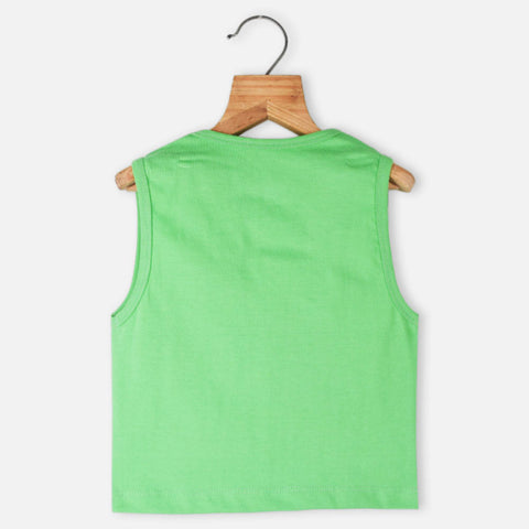 Green Donald Duck Tank T-Shirt