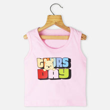 Load image into Gallery viewer, Pink Pooh Theme Tank T-Shirt