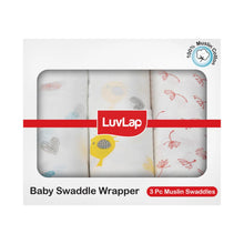 Load image into Gallery viewer, White Muslin Baby Swaddle- Pack Of 3