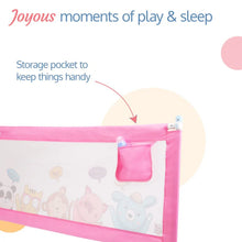 Load image into Gallery viewer, Pink Comfy Baby Bed Rail