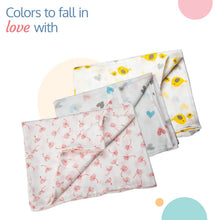 Load image into Gallery viewer, White Muslin Baby Swaddle- Pack Of 3