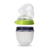 Load image into Gallery viewer, 150ml Green Twin Pack Silicone Feeding Bottle
