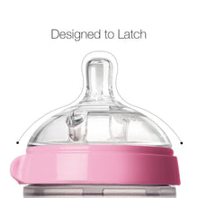 Load image into Gallery viewer, 250ml Pink Twin Pack Silicone Feeding Bottle