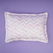 Load image into Gallery viewer, Purple Chevron Organic Rectangle Pillow

