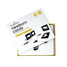 Load image into Gallery viewer, Quantum Farm Animals Flashcard Black & White