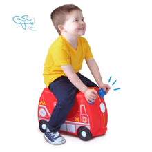 Load image into Gallery viewer, Fire Engine Ride On Suitcase