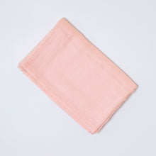 Load image into Gallery viewer, Pink Plain Baby Muslin Swaddle