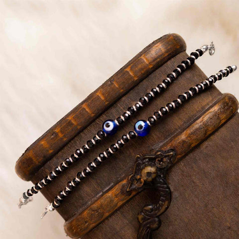 Evil Eye Silver Nazariya Bracelet