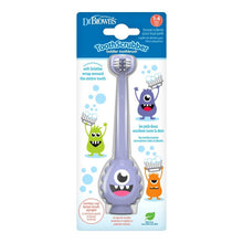 Load image into Gallery viewer, Purple ToothScrubber Toddler Toothbrush