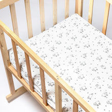 Load image into Gallery viewer, White Counting Sheep Theme Crib Bedding Set