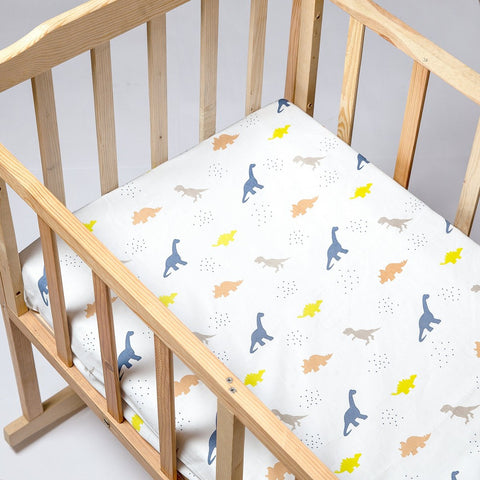 Little Dino Theme Crib Bedding Set