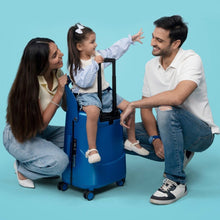 Load image into Gallery viewer, Miamily Cobalt Blue Ride-On Trolley Carry-On Luggage 18 Inches