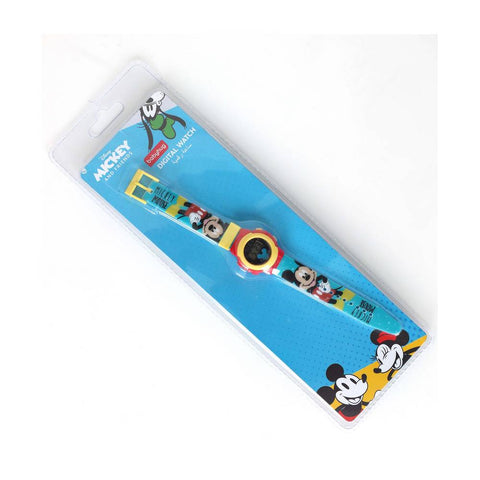 Blue Mickey Mouse Printed Digital Watch