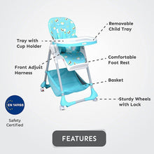 Load image into Gallery viewer, R For Rabbit Green Marshmallow High Chair