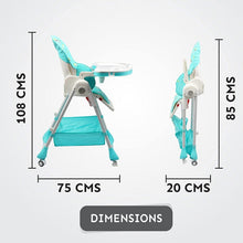 Load image into Gallery viewer, R For Rabbit Green Marshmallow High Chair