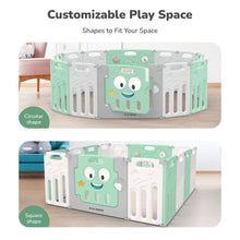 Load image into Gallery viewer, Green Joyland 14 Panel Playard