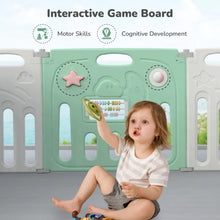 Load image into Gallery viewer, Green Joyland 14 Panel Playard