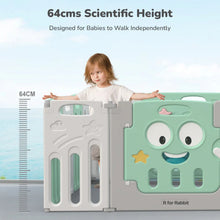 Load image into Gallery viewer, Green Joyland 14 Panel Playard