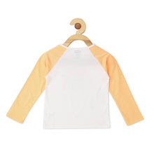 Load image into Gallery viewer, Raglan Sleeves Typographic T-Shirt- Grey & White