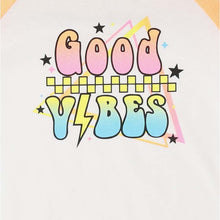 Load image into Gallery viewer, Raglan Sleeves Typographic T-Shirt- Grey & White