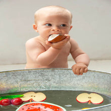 Load image into Gallery viewer, Brown The Coconut Natural Rubber Teether