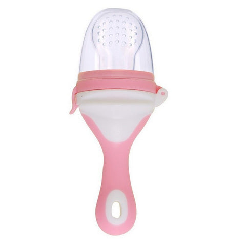 Fruit And Food Nibbler With Silicon Net (Color May Vary)