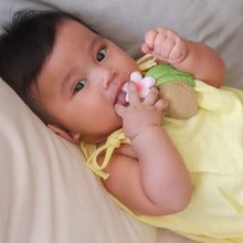 Load image into Gallery viewer, Aly The Almond Natural Rubber Teether