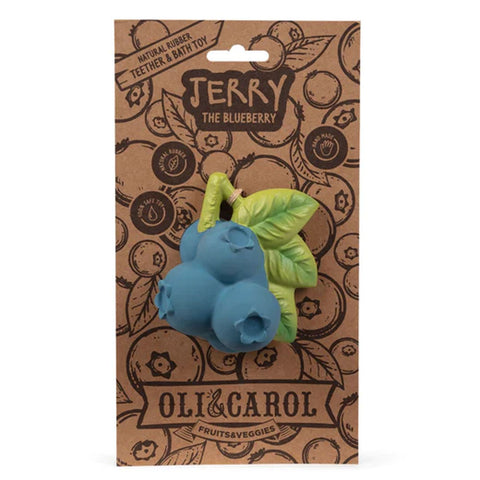 Jerry The Blueberry Natural Rubber Teether