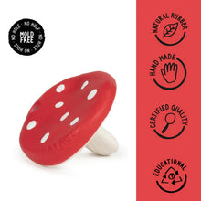 Load image into Gallery viewer, Spotty The Mushroom Chewy Teether