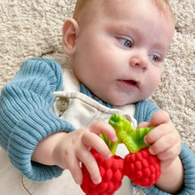 Load image into Gallery viewer, Valery The Raspberry Natural Rubber Teether
