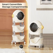 Load image into Gallery viewer, Little Genius Astro Kid`s Storage Organizer