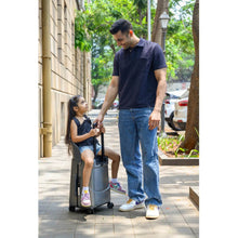 Load image into Gallery viewer, Miamily Charcoal Grey Ride-On Trolley Carry-On Luggage- 18 Inches