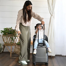 Load image into Gallery viewer, Miamily Charcoal Grey Ride-On Trolley Carry-On Luggage- 18 Inches