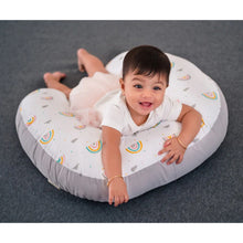 Load image into Gallery viewer, Grey Counting Sheep Theme Nursing Pillow