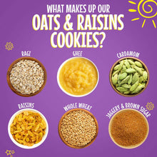 Load image into Gallery viewer, Oats &amp; Raisins Cookies- 150gm
