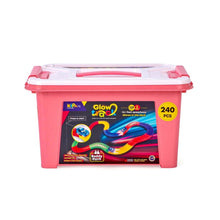 Load image into Gallery viewer, Multi-Color Bend Flex And Grow Tracks With 2 Cars - 240pcs
