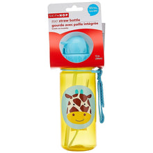 Load image into Gallery viewer, Giraffee Zoo Straw Kids Water Bottle